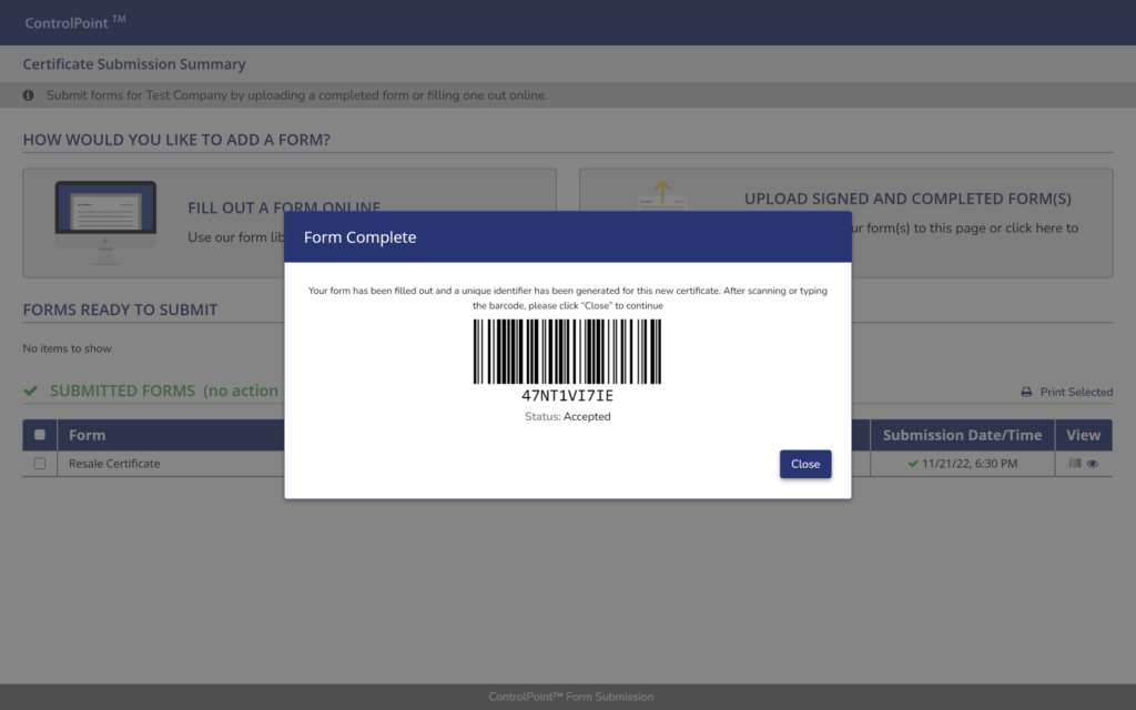 ControlPoint with ECM