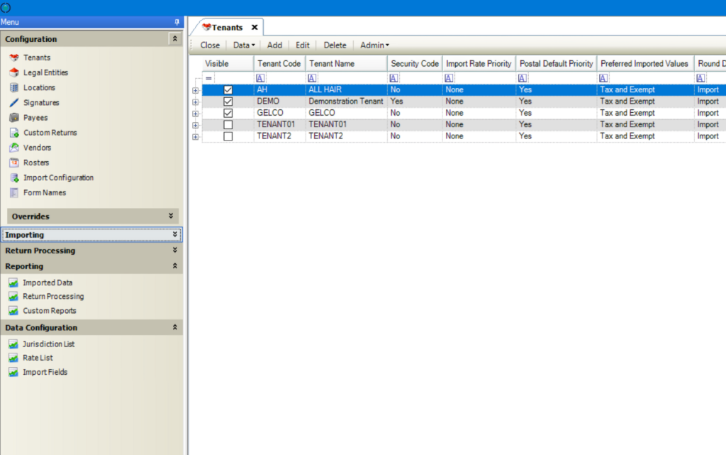 FilePoint multi-tenant architecture