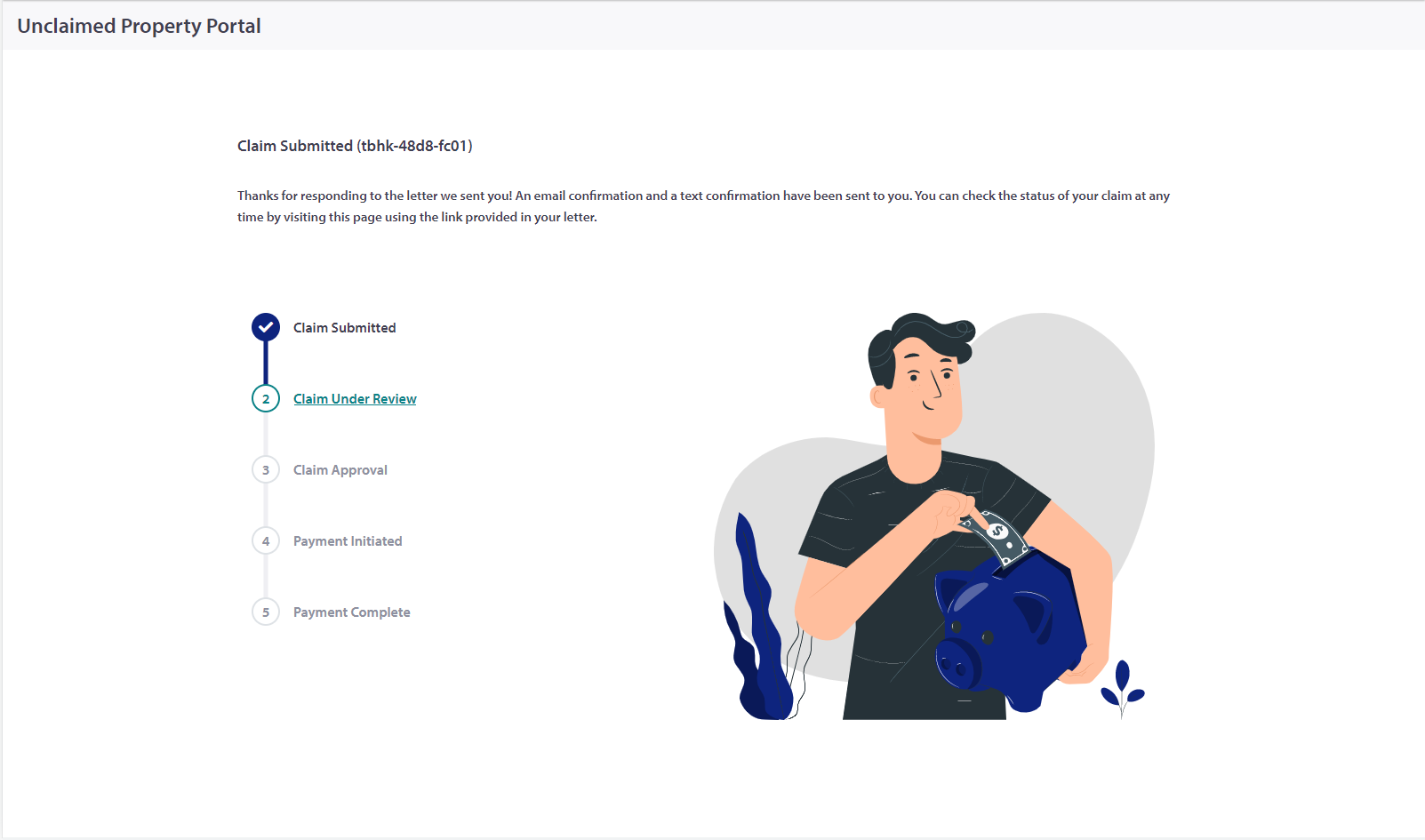 Tracker PRO Owner Portal claim submitted
